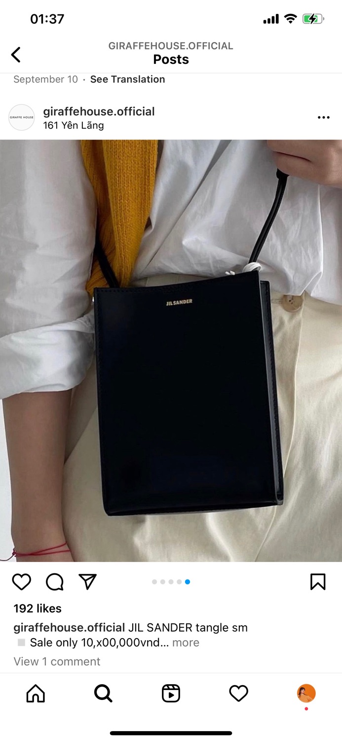 Jil Sander Mini tangle bag - RE.LOVED - Sustainable Fashion Jil Sander Mini tangle bag - RE.LOVED - Sustainable Fashion