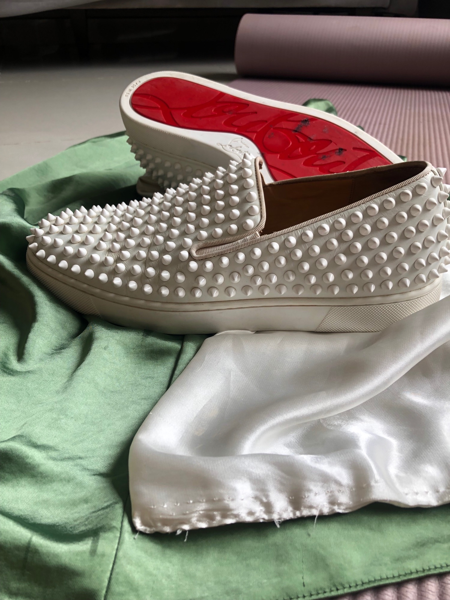 Christian Louboutin Roller Boat Sneakers RE.LOVED Sustainable Fashion Buy Sell Relove your dressing