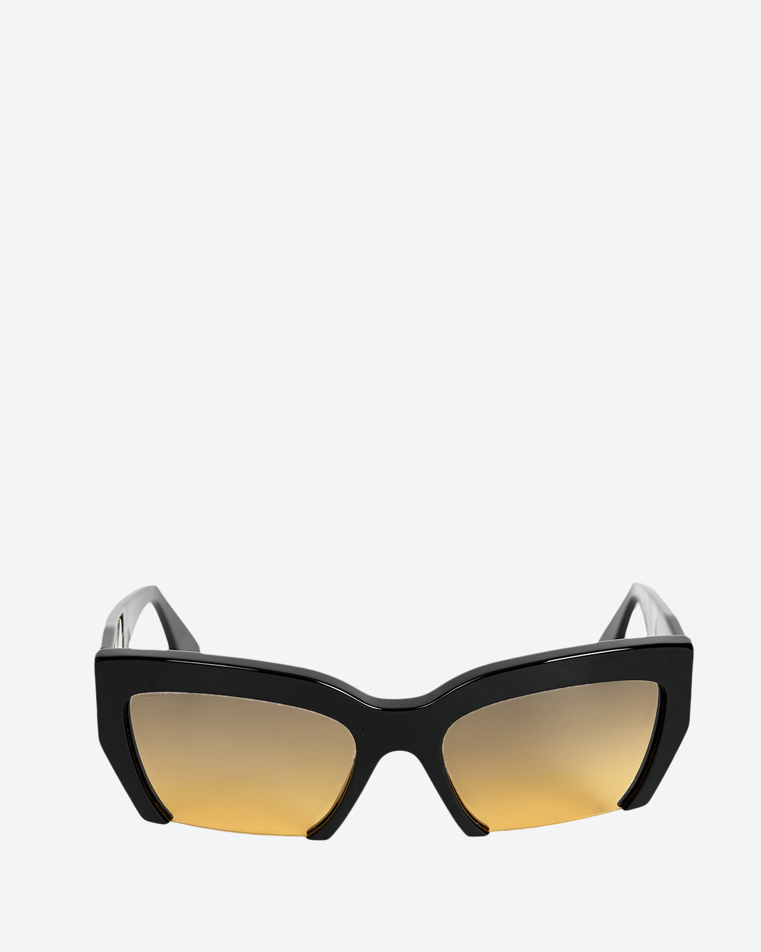 Miu Miu Black Rasoir Half Rim Sunglasses