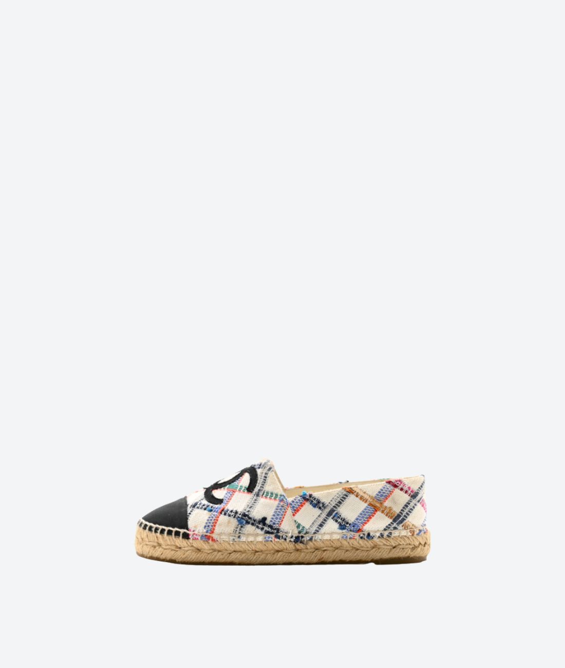 Chanel Espadrilles Multicolor Tweed Flat Shoes