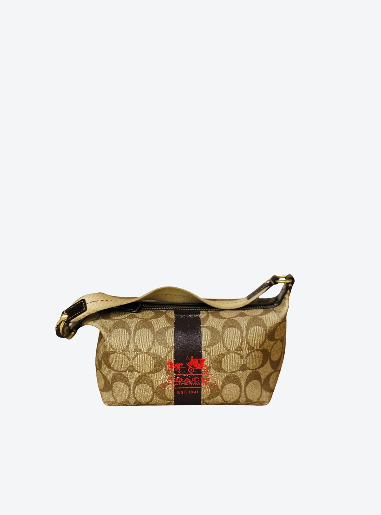 Coach Small bag Beige Clutch bags RE.LOVED Sustainable Fashion Buy Sell Relove your dressing