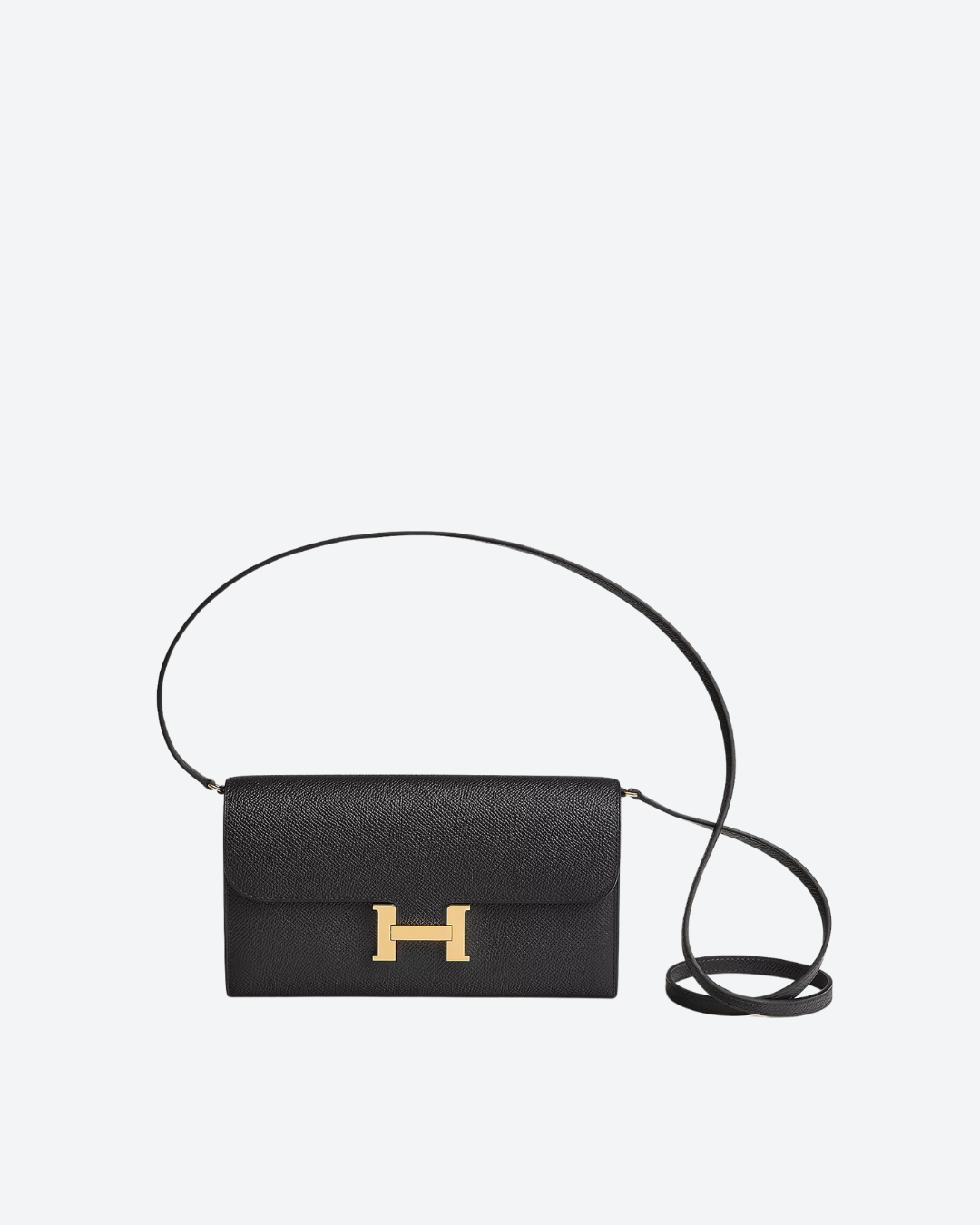 Hermes Constance Black Wallet On Chain