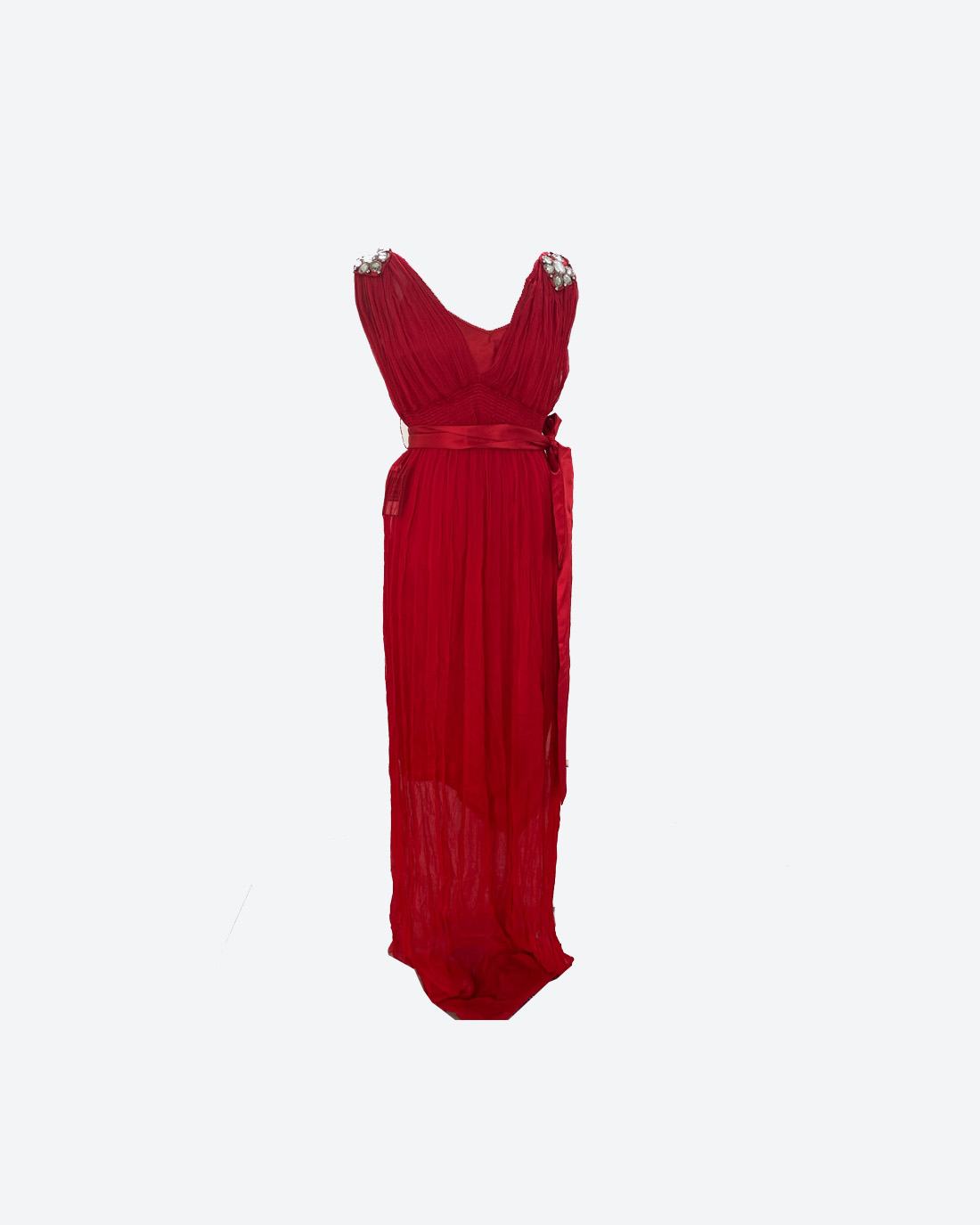 Cong tri long red dress