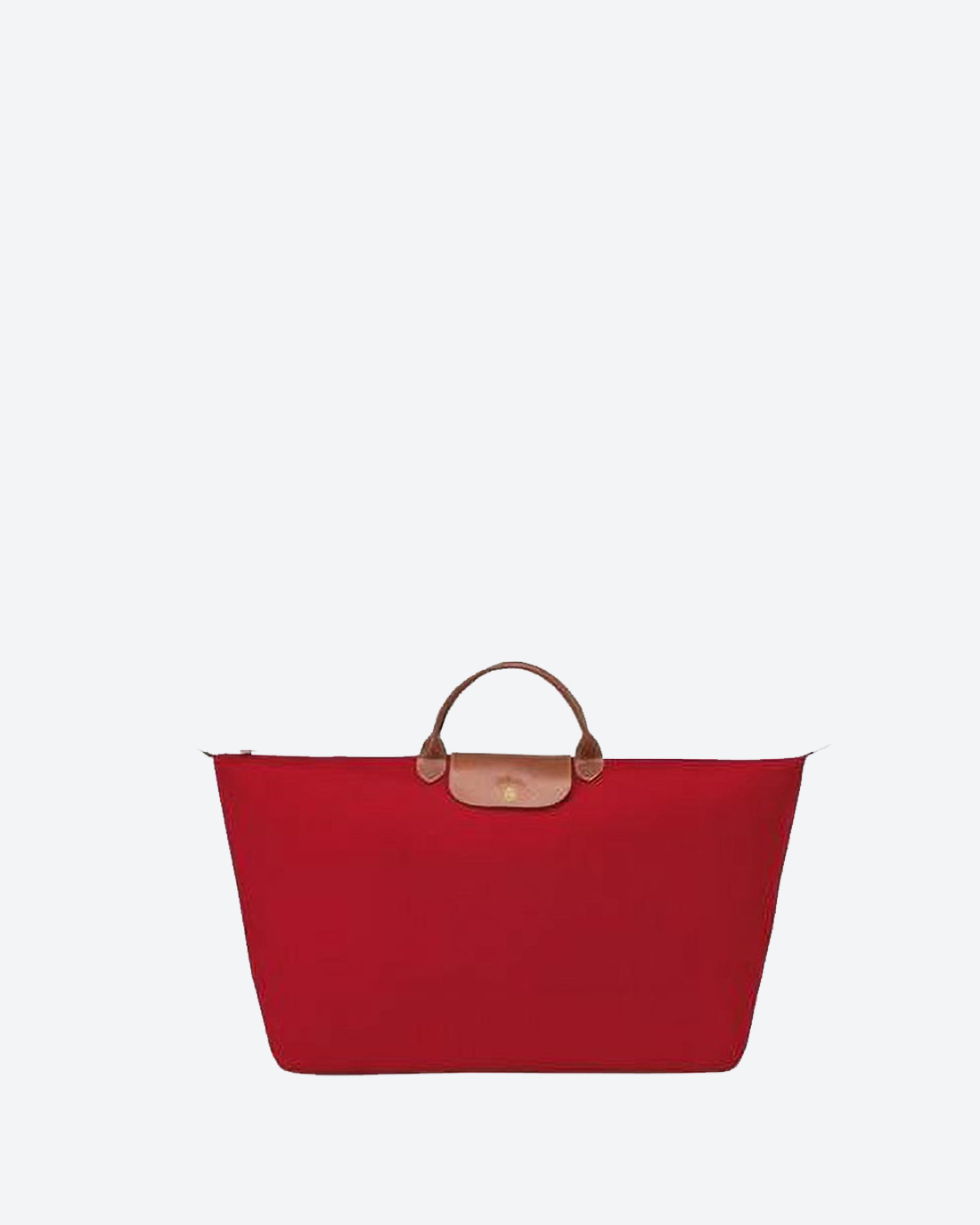 Longchamp LePliage voyage red top handled bag RE.LOVED Sustainable Fashion Buy Sell Relove your dressing