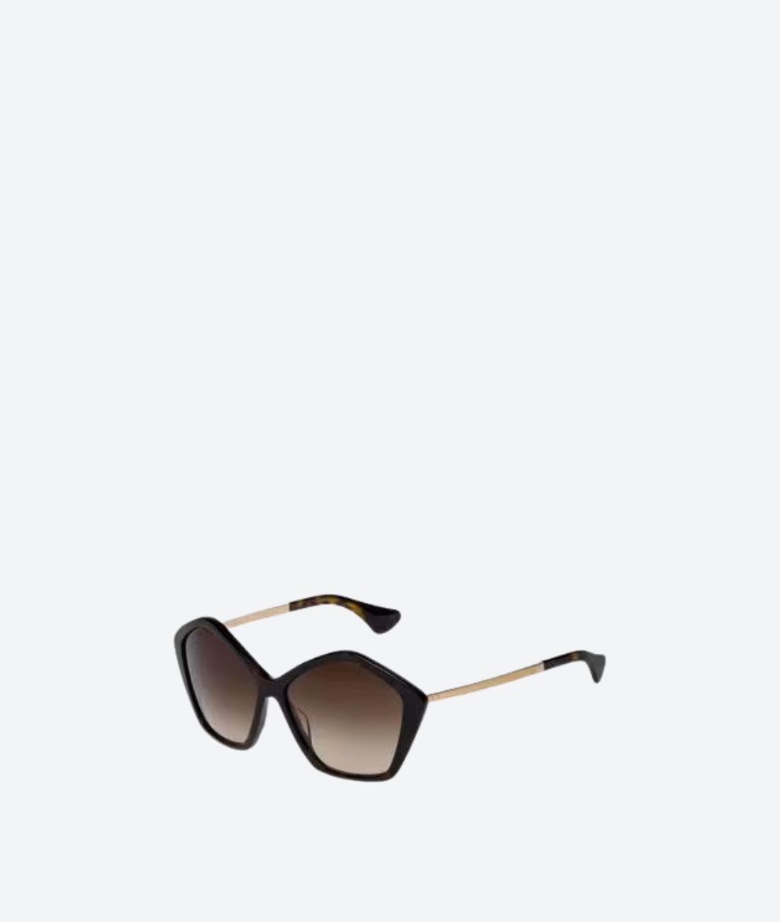 Miu Miu Pentagon Brown Sunglasses