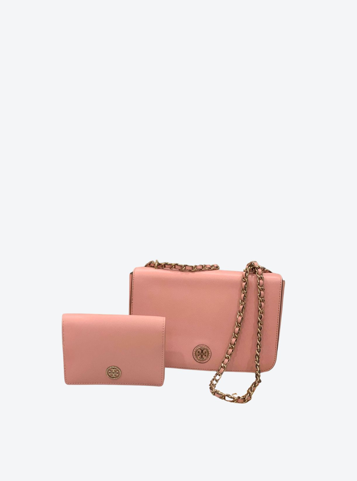 Tory newest Burch Pink Leather crossbody