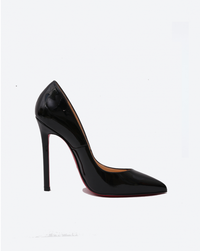 Christian Louboutin black patent Pigalle Follies high heels RE.LOVED Sustainable Fashion Buy Sell Relove your dressing