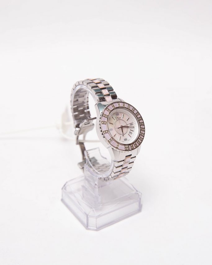 DIOR Crystal Pink Sapphire Ladies 33mm Watch