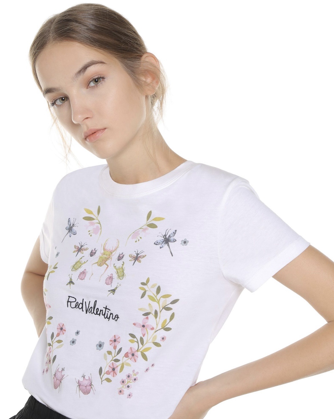 RED VALENTINO チュールTシャツ redvalentino チュール Tシャツ